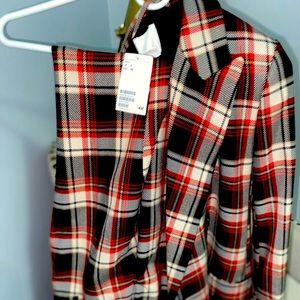 H&M Plaid Suit